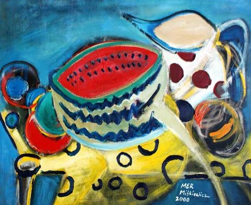 Marzena Miskiewicz, Still Life With a Watermelon, 2000-XHG-926887