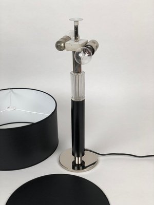 Masculine Black Table Lamp from J. T. Kalmar, 1970s-BAF-763507