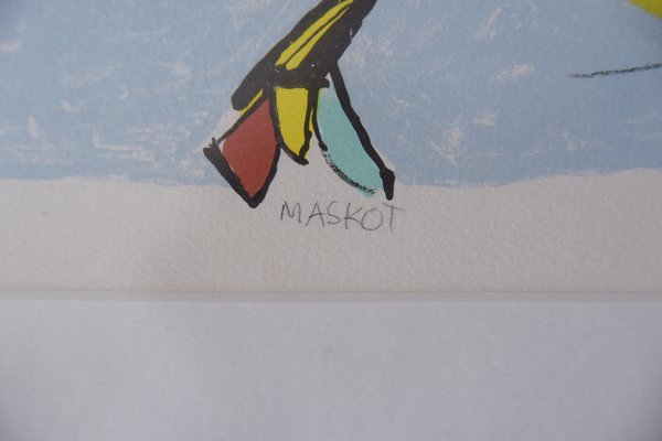 Maskot, Color Lithograph by Lis Zwick, 1996-ZAA-957528