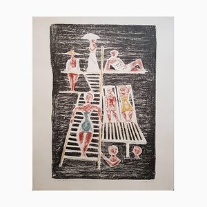 Massimo Campigli, Il Trampolino, Lithograph, 1954-ZCI-2029753