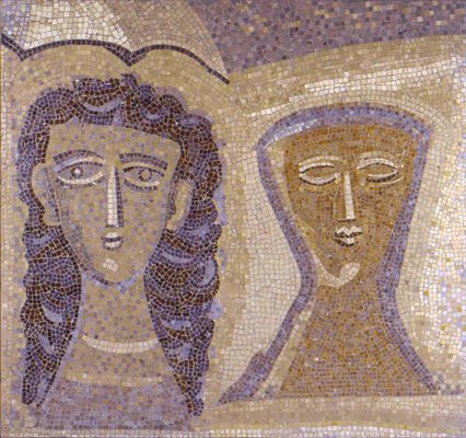 Massimo Campigli, Ombrellino (Umbrella), Mosaic, 1947-ZCI-1775895