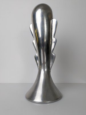 Massimo Iose Ghini, Abstract Head Sculpture, 1980s, Aluminum-JJT-1329099