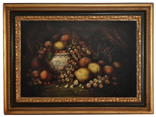 Massimo Reggiani, Italian Still Life, 2002, Oil on Canvas, Framed-YUW-1297507