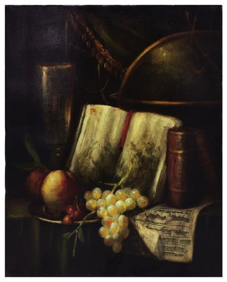 Massimo Reggiani, Italian Still Life, 2006, Oil on Canvas, Framed-YUW-1297494