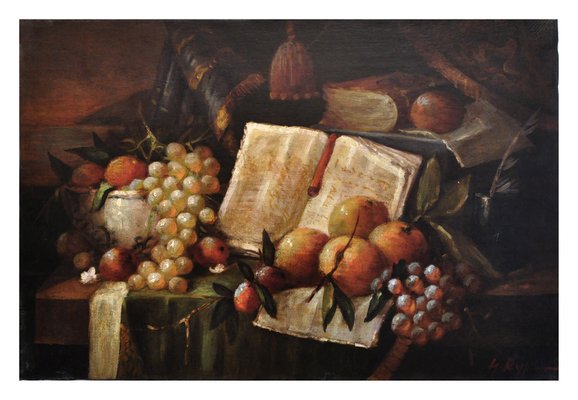 Massimo Reggiani, Italian Still Life, 2007, Oil on Canvas, Framed-YUW-1297496