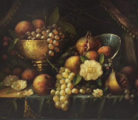 Massimo Reggiani, Italian Still Life, 2007, Oil on Canvas, Framed-YUW-1297492