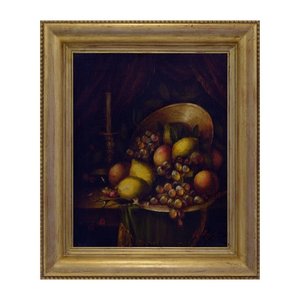 Massimo Reggiani, Still-Life, Early 1990s, Oil on Canvas, Framed-VHF-1210216