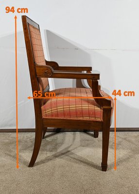 Massive Mahogany Chair, 1800s-RVK-1805121