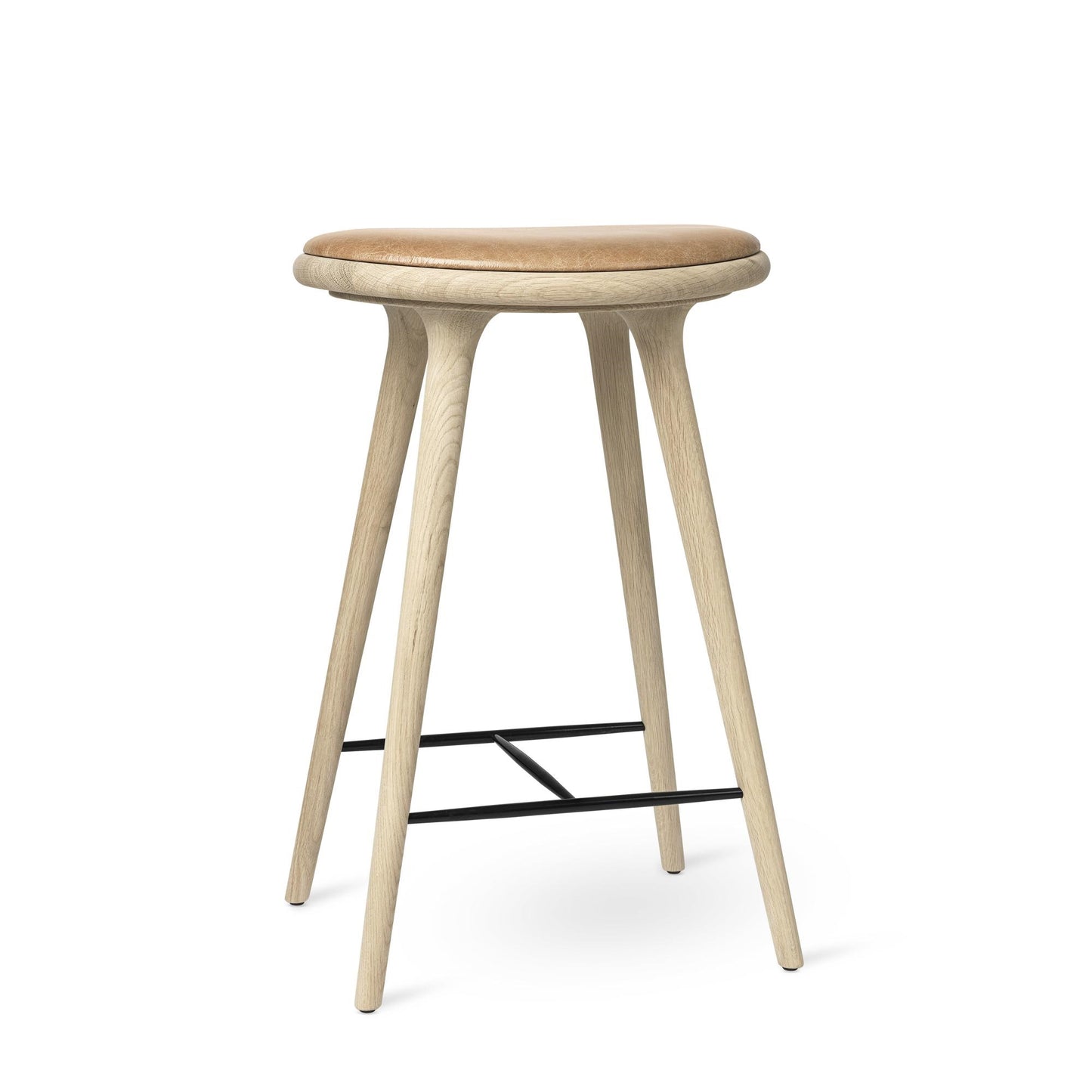 High Stool Bar Stool 69cm by Mater #Oak / Light brown