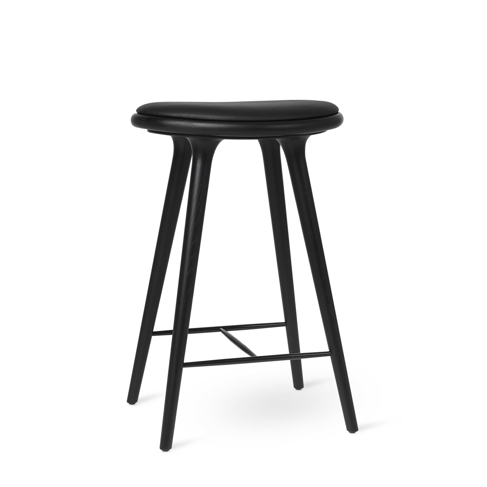 High Stool Bar Stool 69cm by Mater #Black oak / Black