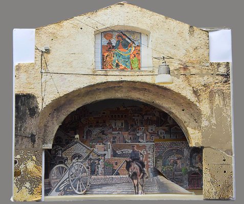 Matera, Italy - Original Mixed Media (Diorama) - 2019 2019-ZCI-757763