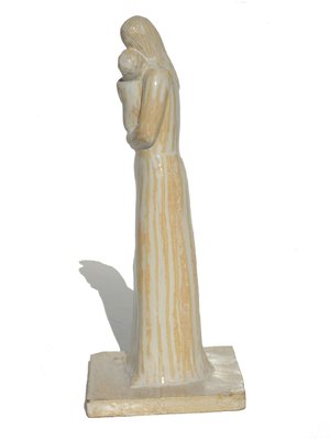 Maternity Statue by Angelo Biancini for Ceramiche Morelli, Italy, 1930-KGD-2023767