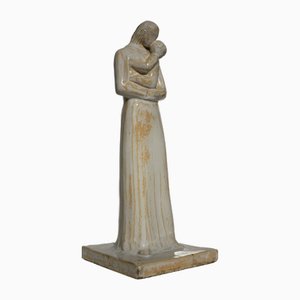 Maternity Statue by Angelo Biancini for Ceramiche Morelli, Italy, 1930-KGD-2023767