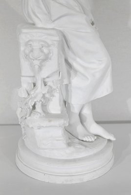 Mathurin Moreau, Large Figurative Sculpture, Late 19th Century, Biscuit Porcelain-RVK-1395754