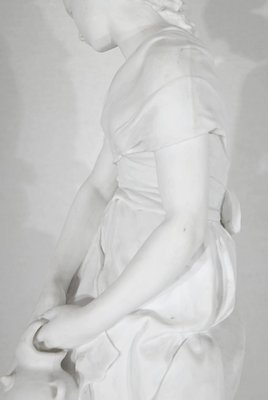 Mathurin Moreau, Large Figurative Sculpture, Late 19th Century, Biscuit Porcelain-RVK-1395754