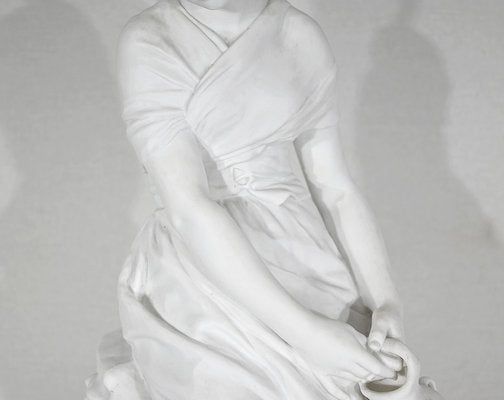 Mathurin Moreau, Large Figurative Sculpture, Late 19th Century, Biscuit Porcelain-RVK-1395754