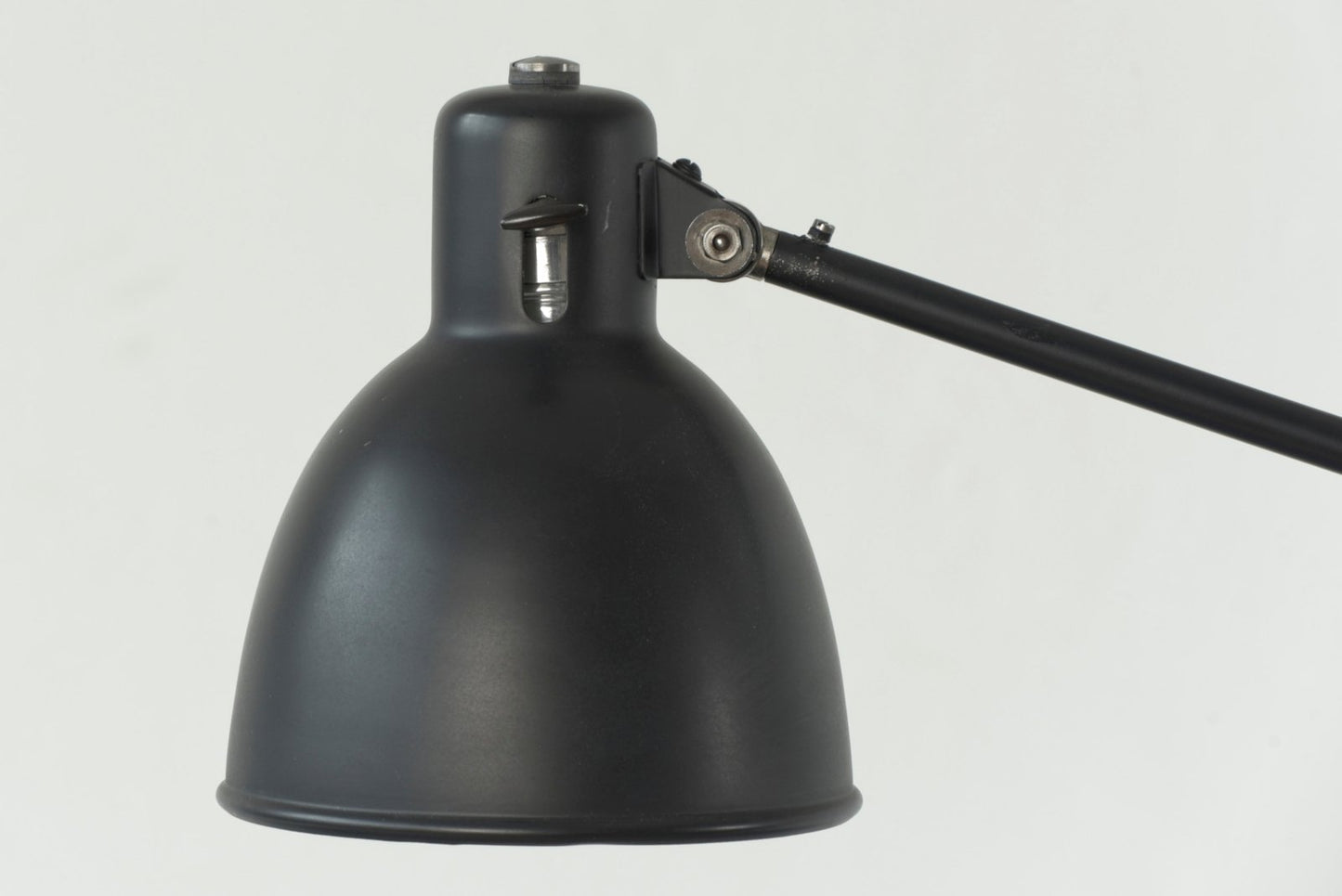 Matte Black Clamp Lamp from B.A.G. Turgi, 1930s