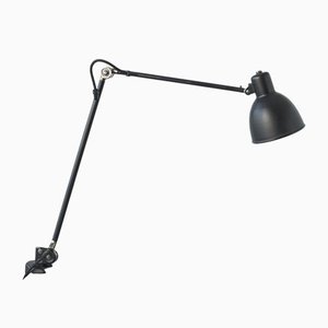 Matte Black Clamp Lamp from B.A.G. Turgi, 1930s-LOB-864851