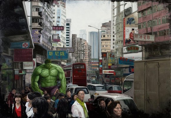 Matteo Nannini, Stranger in a Stranger Land, 2011, Oil on Canvas-CHG-2031046