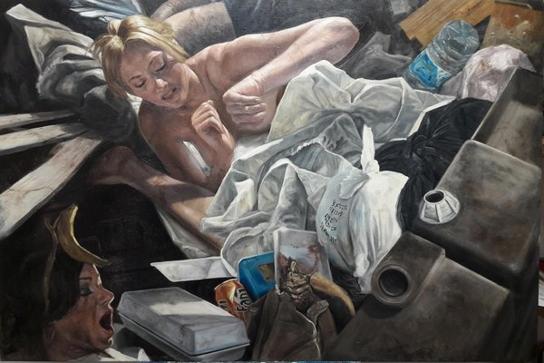 Matteo Nannini, Trash, 2008, Oil on Canvas-CHG-2031048