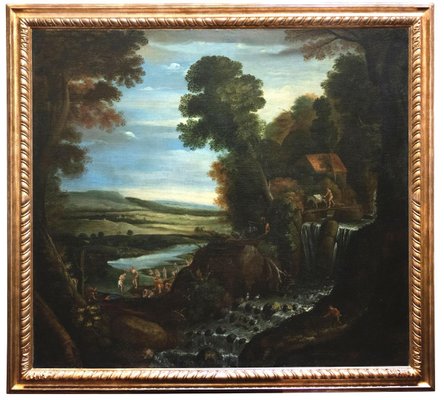 Matthijs Bril - Landscape with Figures - Oil on Canvas - 1570-ZCI-889773