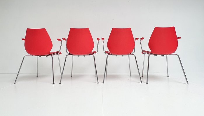 Maui Kartell Chairs by Vico Magistretti, 1980s, Set of 4-ORQ-2021234