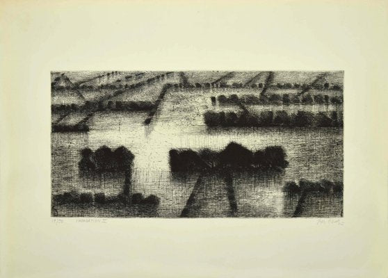 Maurice Chot Plassot - Flood II - Etching - 1970s-ZCI-850650