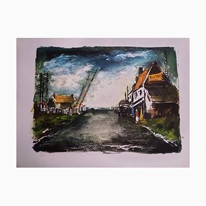 Maurice de Vlaminck, Landscape, 1920s, Lithograph-NRC-1385433