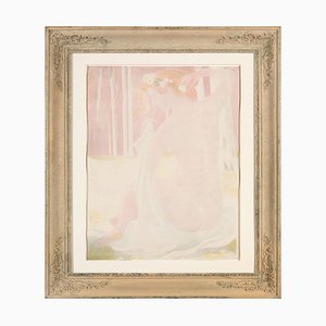 Maurice Denis, Nymphe couronnee de paquerettes, 1899, Signed Color Lithograph-QFT-1748925