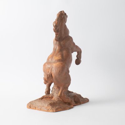 Maurice Waucquez, Rearing Horse, 1930s, Earthenware-IXK-1347642