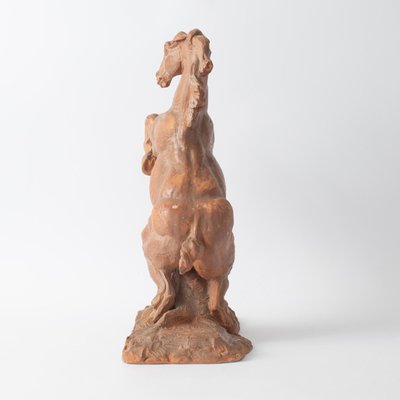 Maurice Waucquez, Rearing Horse, 1930s, Earthenware-IXK-1347642