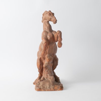 Maurice Waucquez, Rearing Horse, 1930s, Earthenware-IXK-1347642