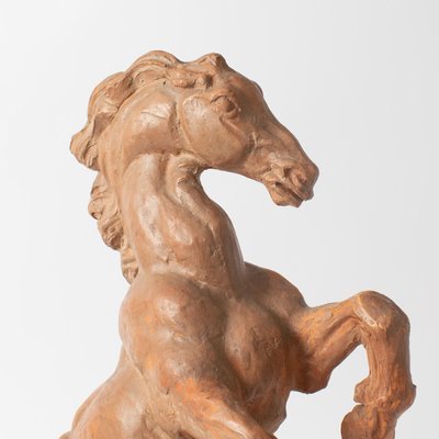 Maurice Waucquez, Rearing Horse, 1930s, Earthenware-IXK-1347642