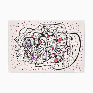 Maurizio Gracceva, Abstract Composition, Original Drawing, 2010-ZCI-964224