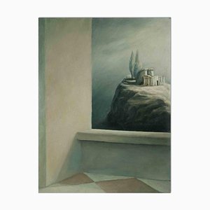 Maurizio Ligas, Metaphysical Landscape, Painting, 1984-ZCI-1770035