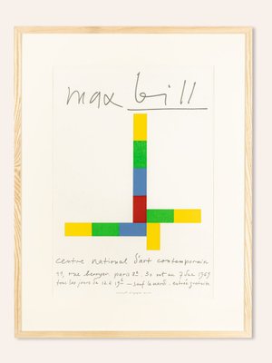 Max Bill Exhibition Poster-GPP-981587