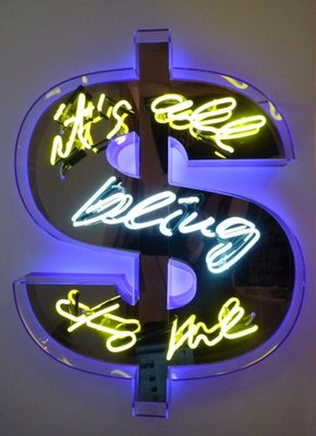 Max Wiedemann, It’s All Bling to Me, 2015, Neon Lamp-ICD-982787