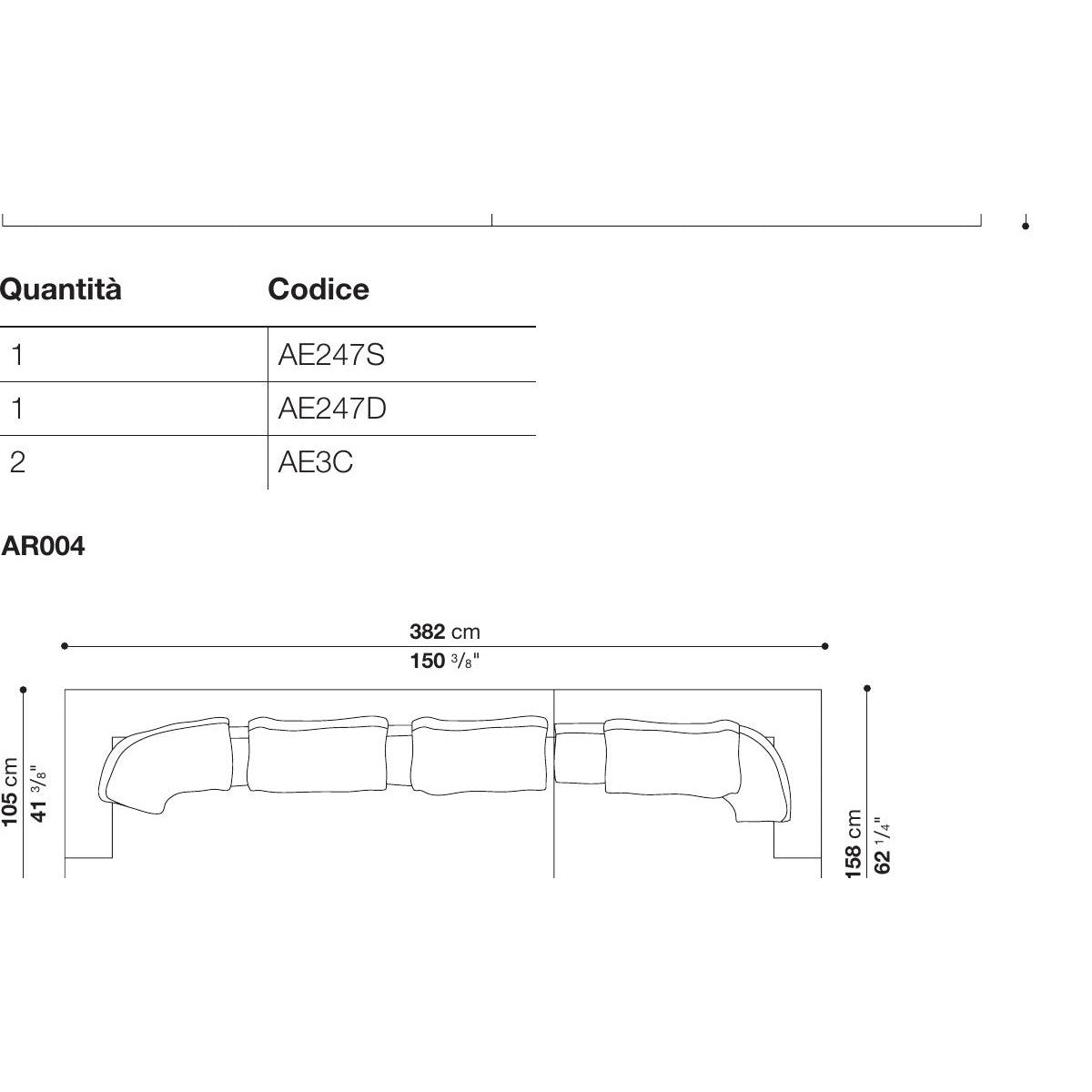 ARBITER AR004 composition diagram