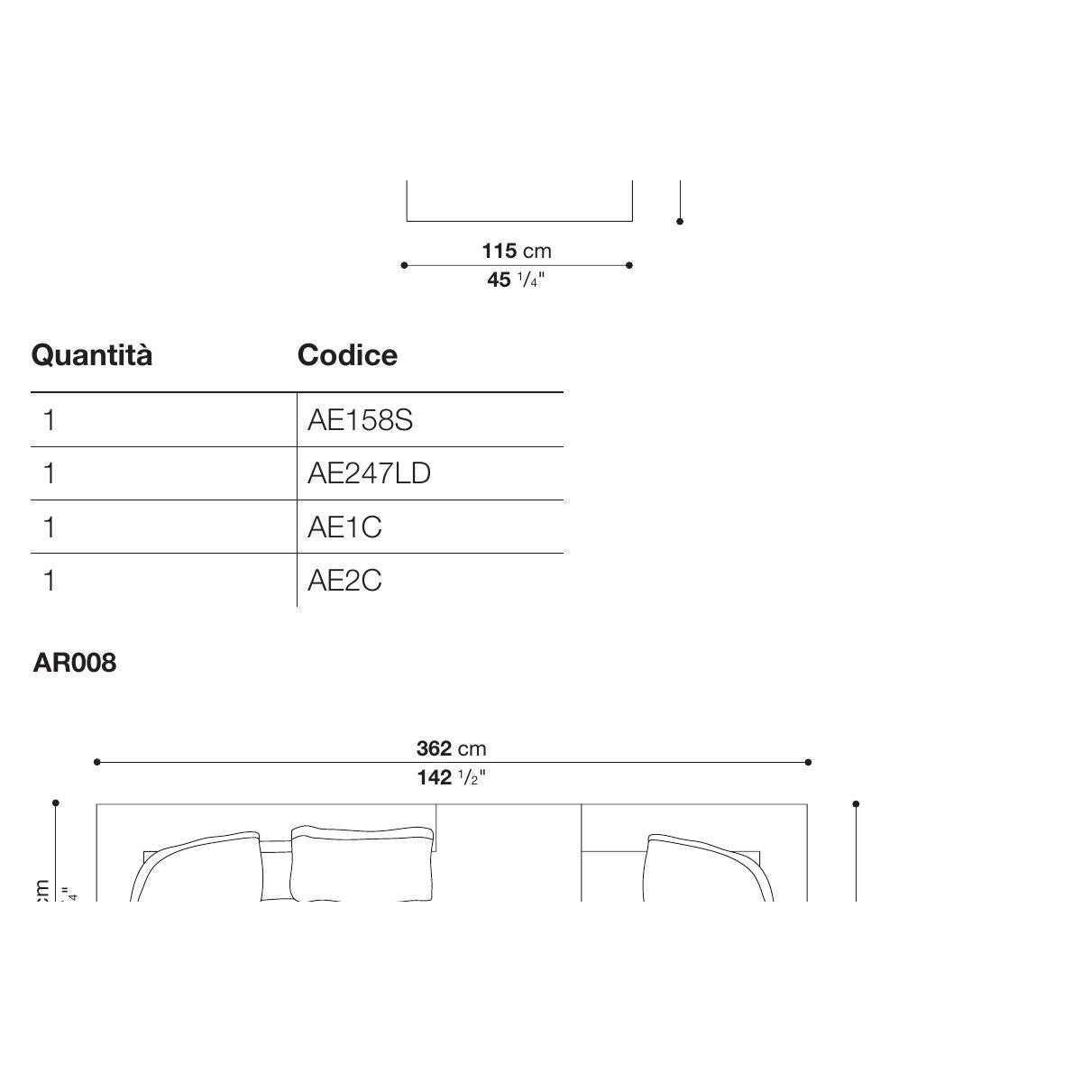 ARBITER AR008 composition diagram