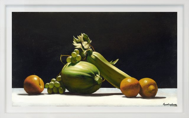 Maximilian Ciccone, Lezioni di frutta, 2010, Italy, Oil on Canvas, Framed-VHF-1210286