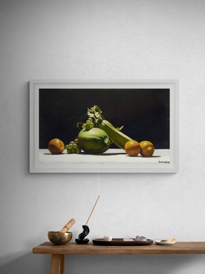 Maximilian Ciccone, Lezioni di frutta, 2010, Italy, Oil on Canvas, Framed-VHF-1210286