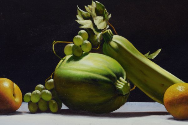 Maximilian Ciccone, Lezioni di frutta, 2010, Italy, Oil on Canvas, Framed-VHF-1210286