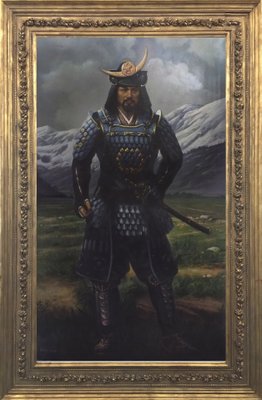 Maximilian Ciccone, Samurai, Oil on Canvas, Framed-YUW-1298492