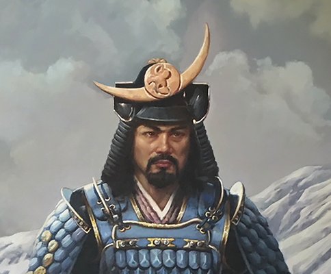 Maximilian Ciccone, Samurai, Oil on Canvas, Framed-YUW-1298492