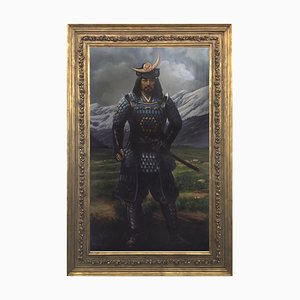 Maximilian Ciccone, Samurai, Oil on Canvas, Framed-YUW-1298492