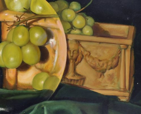 Maximilian Ciccone, The Lens and the Grapes, 2002, Oil on Canvas, Framed-YUW-1298502