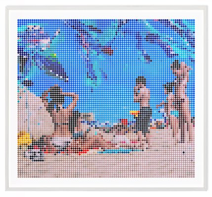 Maxwell Stevens, Beach Scene (Siblings), 2022, Giclée Print-CHG-2037232