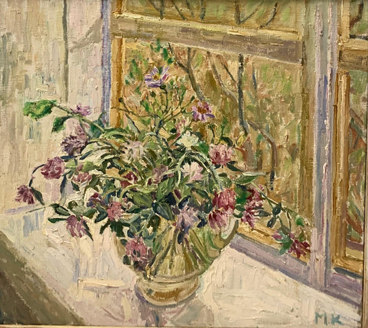 Maya Kopitzeva, Flowers on the Window, 1995