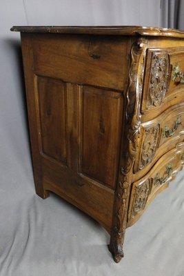 Mazarine Chest of Drawers in Walnut, 18th-Century-WSV-1373177