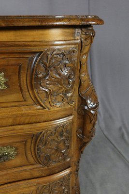 Mazarine Chest of Drawers in Walnut, 18th-Century-WSV-1373177